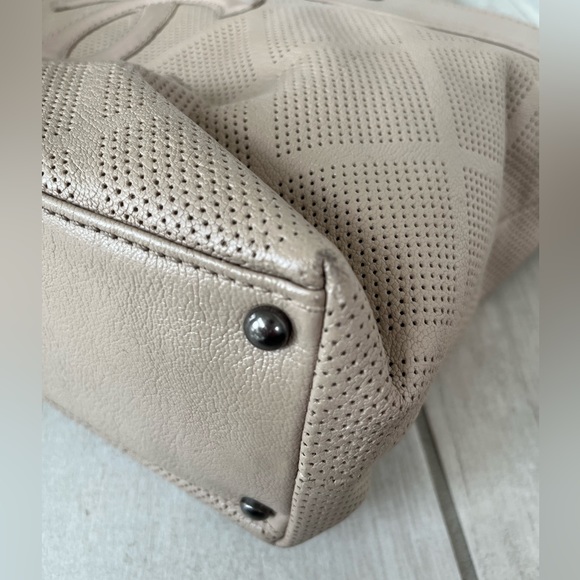 Chanel Beige Perforated Caviar Tote - Picture 15 of 16